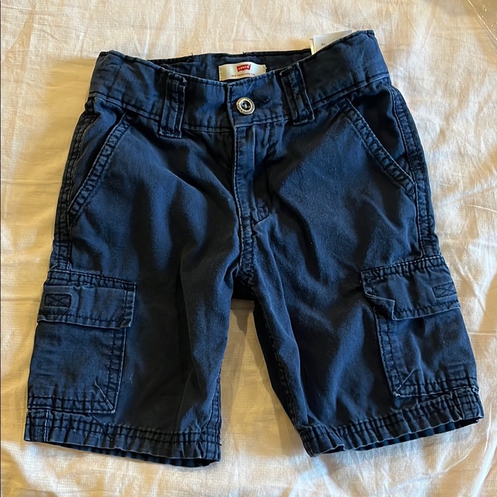 Levi's Navy Cargo Shorts